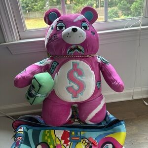 Sprayground Pink Bear Backpack